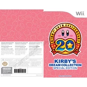 Nintendo Kirby's Dream Collection manual cover