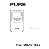 Pure PocketDAB 1500 manual cover