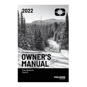 Polaris 800 Titan Adventure 155 manual cover