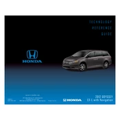 Honda Odyssey EX-L with Navigation 2012 Technology manual cover