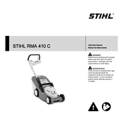 Stihl RMA 410 C manual cover