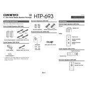 Onkyo HTP 693 manual cover