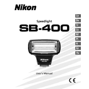 Nikon SB 400 manual cover