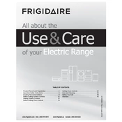 Frigidaire FFEH3054US manual cover