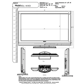 Sony KDL-40VE5 manual cover