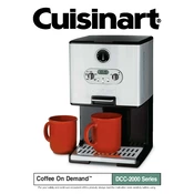 Cuisinart DCC-2000 manual cover