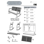 Realflame 9702 Calvin manual cover