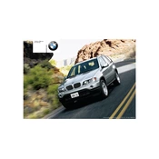 BMW X5 3.0i SUV X5 Series 2002 manual cover