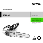 Stihl 009 manual cover