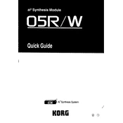 KORG 05RW manual cover