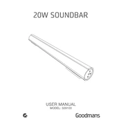 Goodmans B&M 20W Soundbar 329100 manual cover