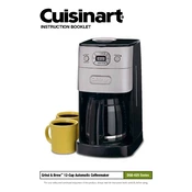 Cuisinart DGB-625BC manual cover