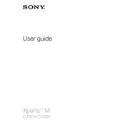 Sony C1904 Xperia M manual cover