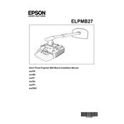 Epson ELPMB27 manual cover