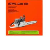 Stihl 036 QS manual cover