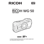 Ricoh WG-50 manual cover