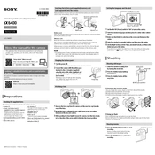 Sony ILCE-6400 manual cover