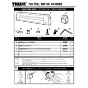 Thule Pull Top Ski 726 manual cover