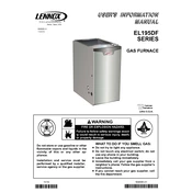 Lennox EL195DF manual cover