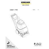 Karcher CDT7 1.008-022.0 manual cover