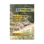 Polaris Sportsman 500,EFI manual cover