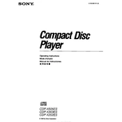 Sony CDP-X202ES manual cover