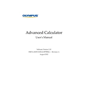 Olympus Advanced Calculator manual cover