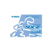 Yamaha YXZ10YMXK, YXZ10YMSK YXZ 1000R 2019 manual cover