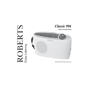 Roberts Classic 996 Analogue 2010 manual cover