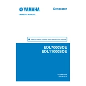 Yamaha EDL7000SDE, EDL11000SDE manual cover