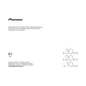 Pioneer A-10-K -S manual cover