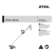 Stihl FSE 60 manual cover