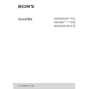 Sony HT-CT290 manual cover