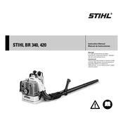 Stihl BR 340 BR 420 manual cover