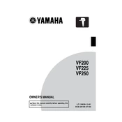 Yamaha VF250LA manual cover