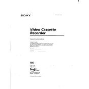 Sony SLV-798HF manual cover