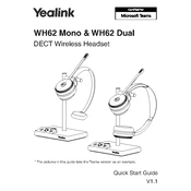 Yealink WH62 Mono, WH62 Dual manual cover