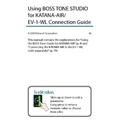 Boss KATANA-Air Tone Studio EV-1-WL manual cover