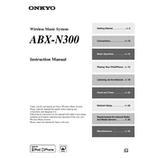 Onkyo ABX N300 manual cover