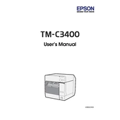 Epson TM-C3400 manual cover