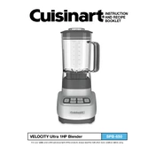 Cuisinart SPB-650 manual cover