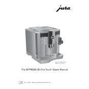 Jura Impressa S9 One Touch Classic Coffee Machine manual cover