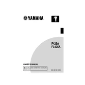 Yamaha FL425ASTX manual cover