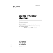 Sony HT-4800DP manual cover