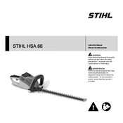 Stihl HSA 66 manual cover