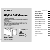 Sony DSC-T3 manual cover