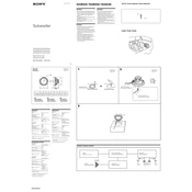 Sony XS-GTX101LW manual cover