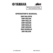 Yamaha SW1NLGPN, SW1NLSN, SW1NLLN 2022 manual cover