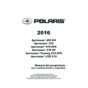 Polaris Scrambler, Sportsman, Zugmaschine manual cover