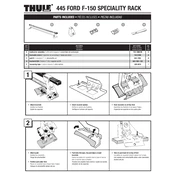 Thule F-150 Speciality 445 manual cover